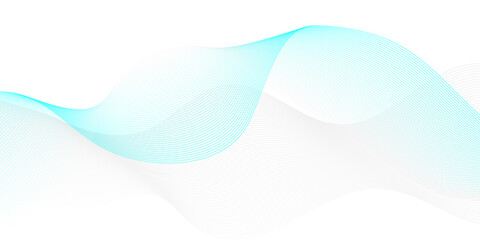 Abstract blue flowing wave lines background. Modern glowing moving lines design. Modern blue moving lines design element. Futuristic technology concept. Vector illustration. 