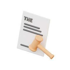 3D Contract Illustration