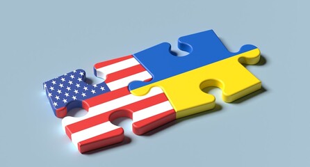 United States Supporting Ukraine, Unite, Support, War, Puzzle, Helping