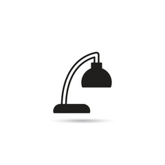 Obraz premium lamp icon on white background