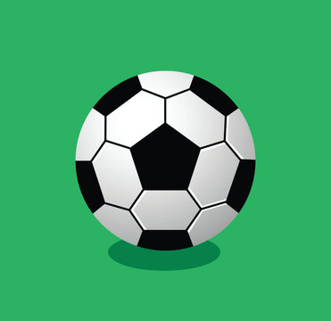 football ball isolated vector illustration