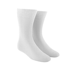 White socks transparent object mockup without shadow