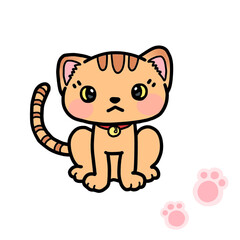 cat character illustration, 고양이캐릭터 일러스트