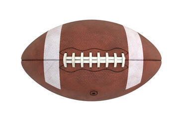 American football rugby ball on transparent background © Rajib
