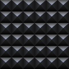 Black square seamless pattern.