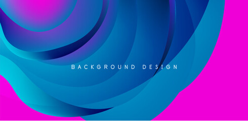 Fluid waves abstract background for covers, templates, flyers, placards, brochures, banners