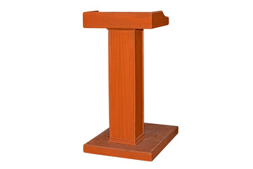 Wooden Podium.