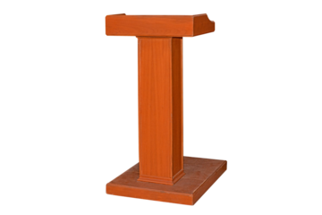 Wooden Podium.