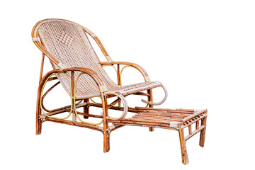 Wicker comfortable chair.