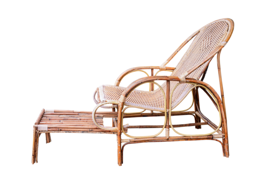 Wicker comfortable chair.