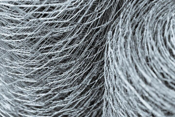 Close up of chicken wire