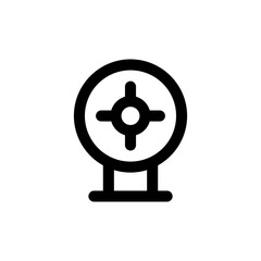 Fototapeta premium target line icon