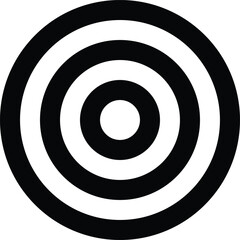 Simple goal icon , target business sign. Vector Illustration
