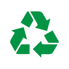 Recycle icon vector, sign, symbol.