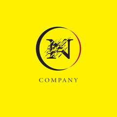 Vector N Logo, Beautiful Logotype for luxury branding. Elegant and stylish broken font design for your company.