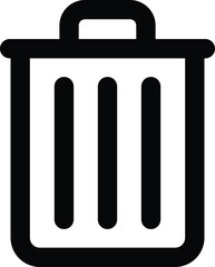 recycle bin icon vector . trash can icon . garbage bin sign
