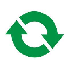 Recycle icon vector, sign, symbol.