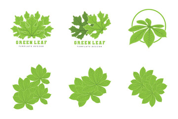 Leaf Lines logo design, Background Icons Artwork Artwork Colors pAstel