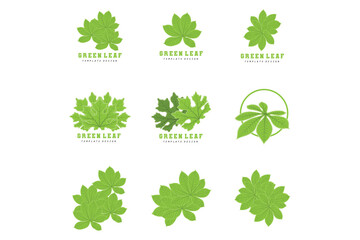 Leaf Lines logo design, Background Icons Artwork Artwork Colors pAstel