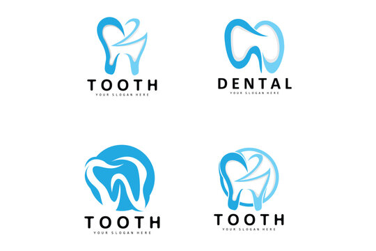 Tooth logo, Dental Health Vector, Care Brand Illustration