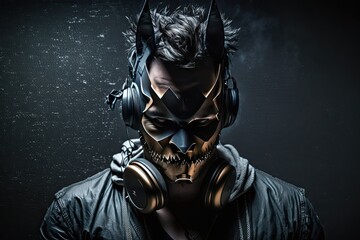 DJ with Mask