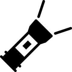 flashlight flat icon
