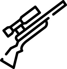 gun flat icon
