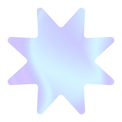 hologram sticker star