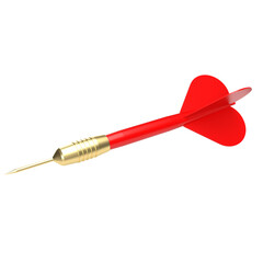 The red darts for business or challenge concept 3d rendering