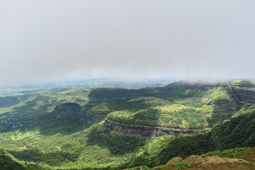 Beautiful landscape of Tiger Point in Lonavala, Pune, Mahararshtra...