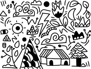 one o one doodle art