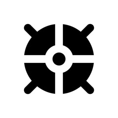 Obraz premium lifeguard glyph icon