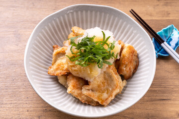 鶏むねのポン酢かけ