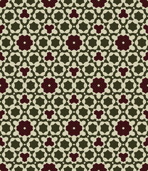 Abstract tileable geometric pattern. A seamless background, vintage texture.	
