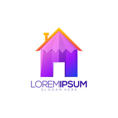 Awesome Home Premium Logo Vector