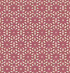 Fototapeta premium Abstract tileable geometric pattern. A seamless background, vintage texture. 