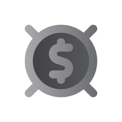 money two tone gradient icon