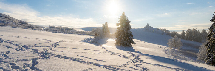 Schneeschauer auf der Wasserkuppe/Rhön14