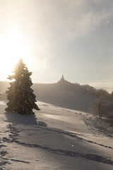 Schneeschauer auf der Wasserkuppe/Rhön12
