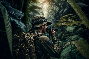 Obraz premium Capturing Nature's Beauty through a Professional Photographer's Lens, with Generative AI