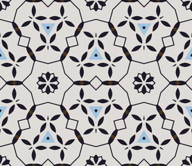 Geometric pattern. Seamless vector background. Ethnic graphic design	