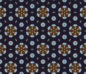 Geometric pattern. Seamless vector background. Ethnic graphic design	