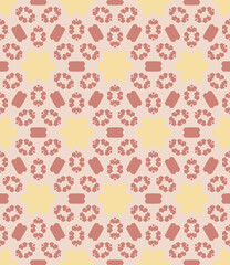 Geometric pattern. Seamless vector background. Ethnic graphic design	