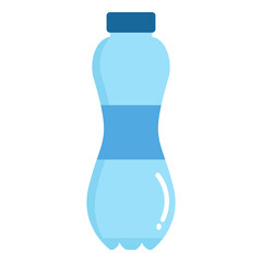 Mineral Water Bottle Illustration