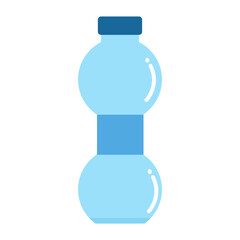 Mineral Water Bottle Illustration