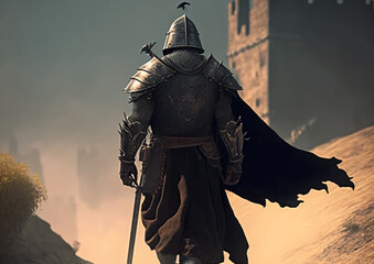 Fototapeta premium knight in armour