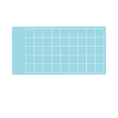 Blue planner template set.	
