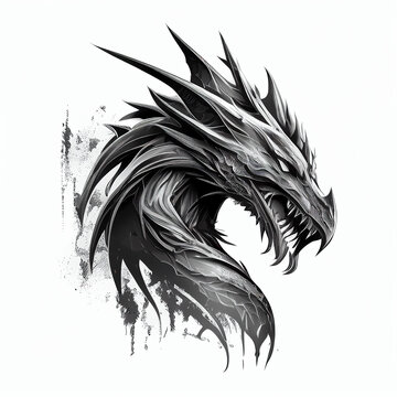 Tribal Drawings Of Dragons
