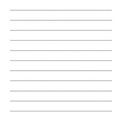 Black writing lines.	
