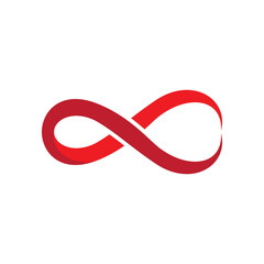 Naklejka premium Infinity logo images